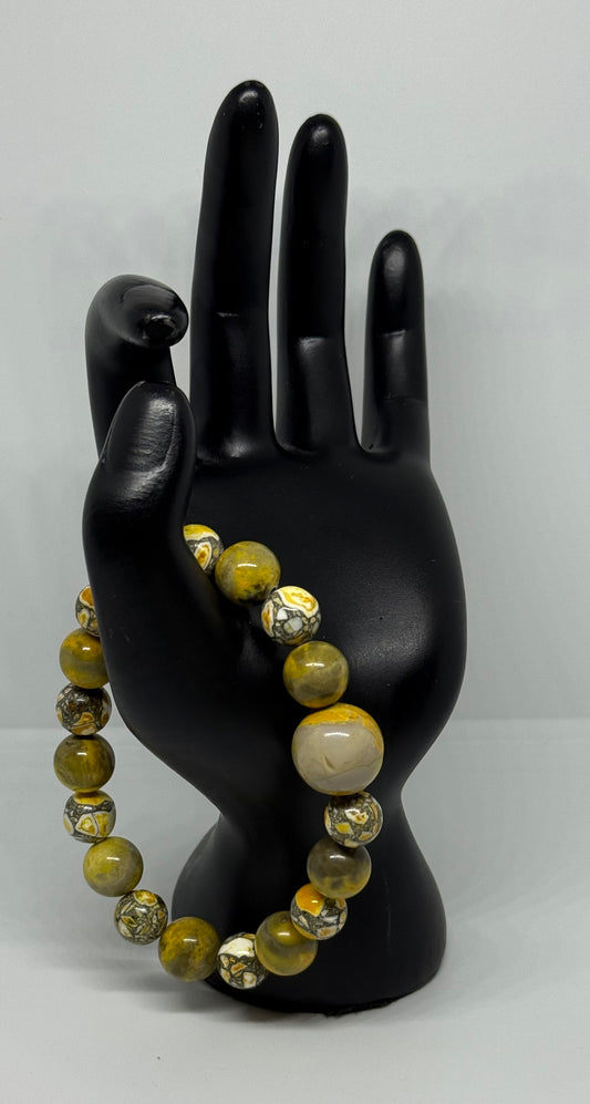 Mosaic and Bumble Bee Jasper