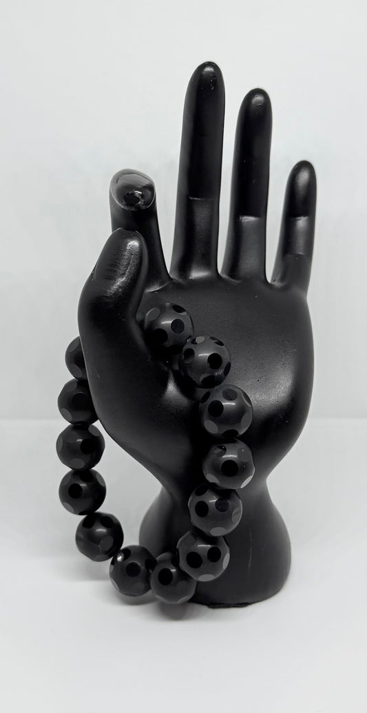 Matte and Shiny Black Onyx