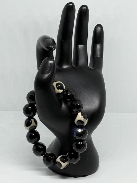 Tibetan and Black Agate