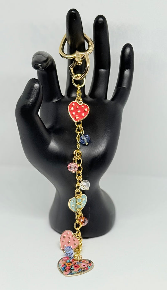 Golden Hearts and Beads