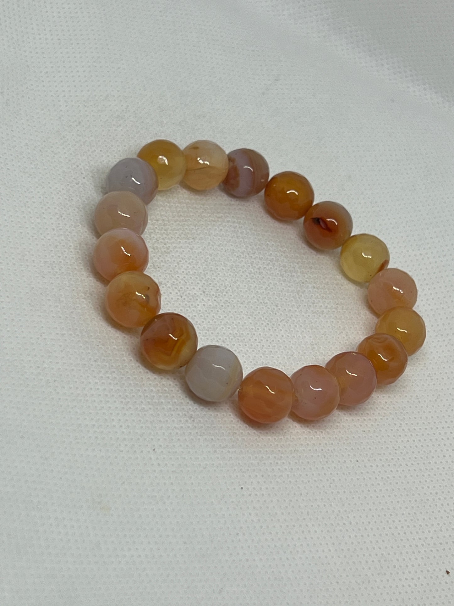 Amber, Orange, and White Agate